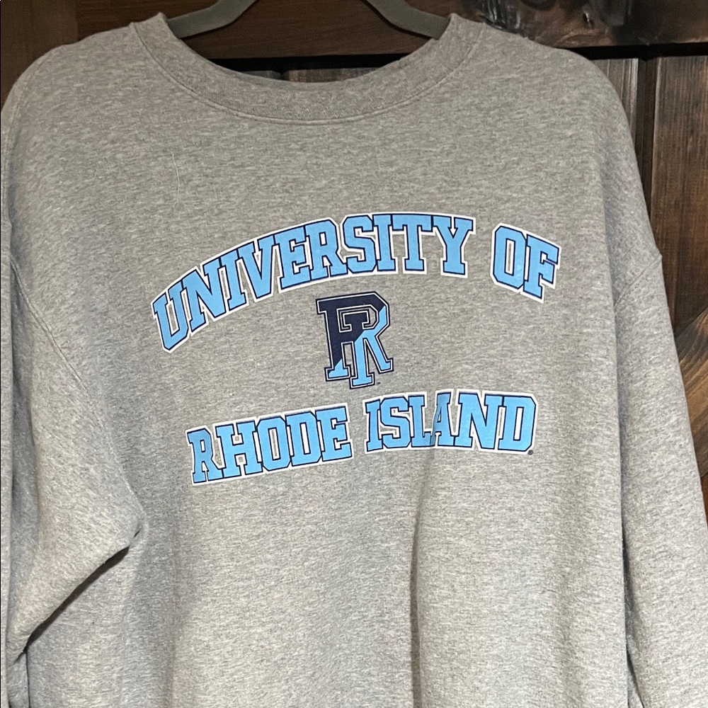 University of Rhode Island Gray Crewneck Sweatshirt